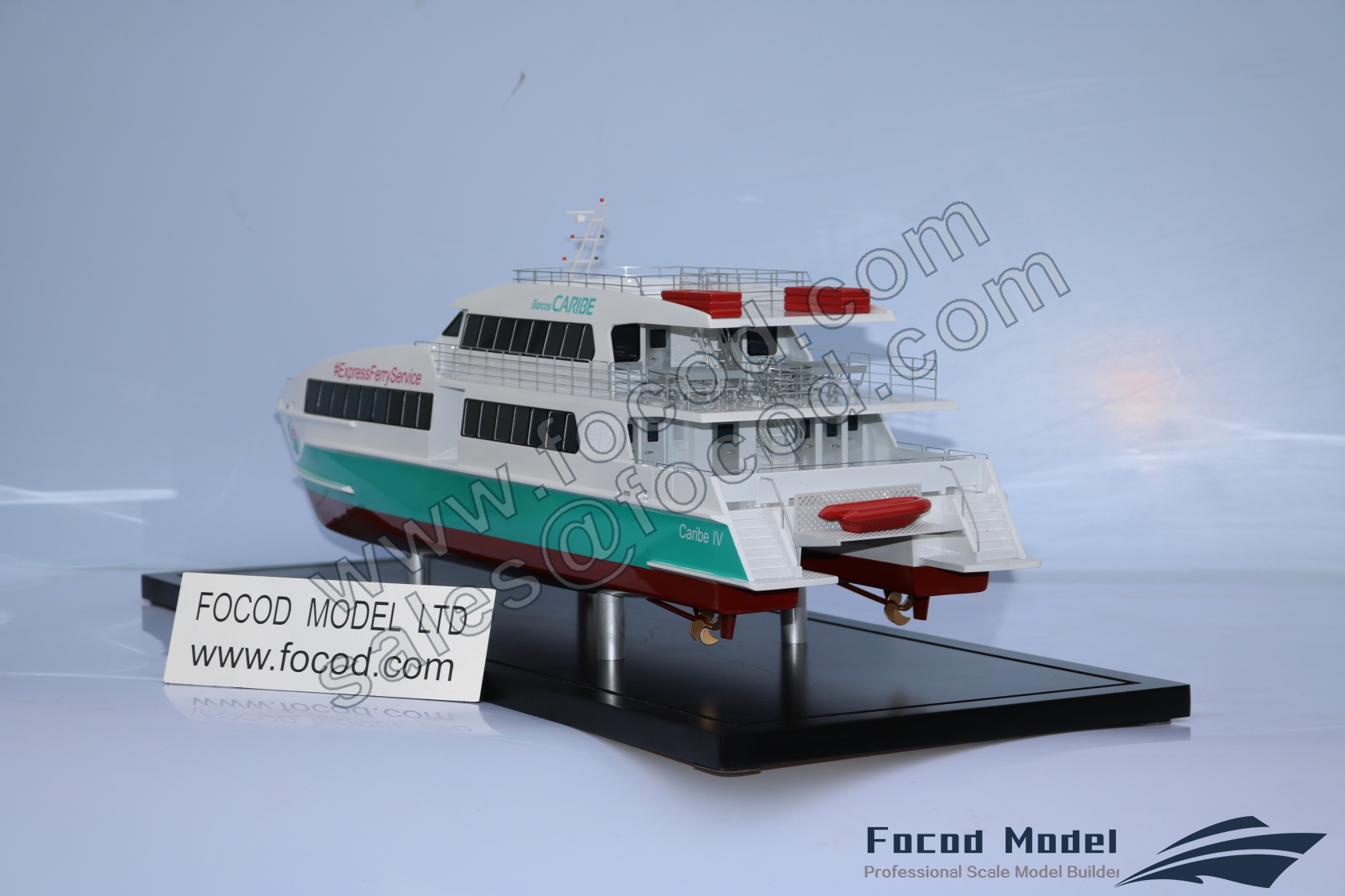 customized model of 29m cataraman ferry